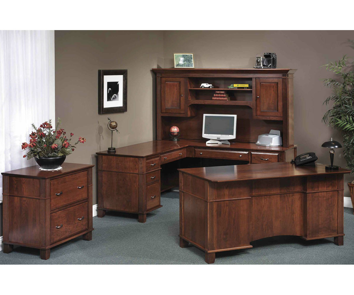 Arlington Lateral File Cabinet With Hutch - Image 5