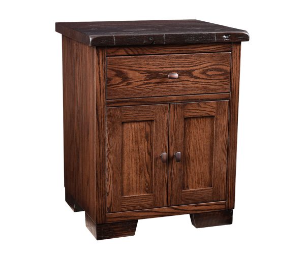 Farmhouse Heritage 1 Drawer 2 Door Nightstand