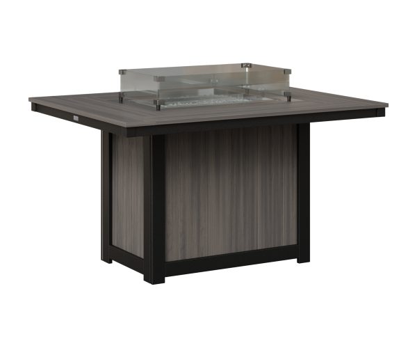 Donoma 42" x 54" Rectangular Dining Fire Table