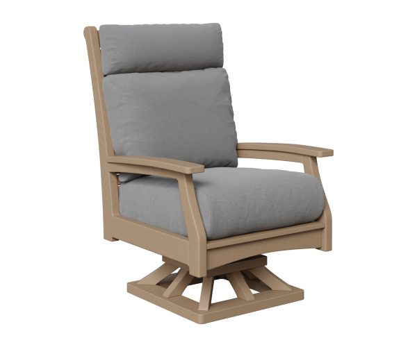 Classic Terrace High Back Swivel Rocker
