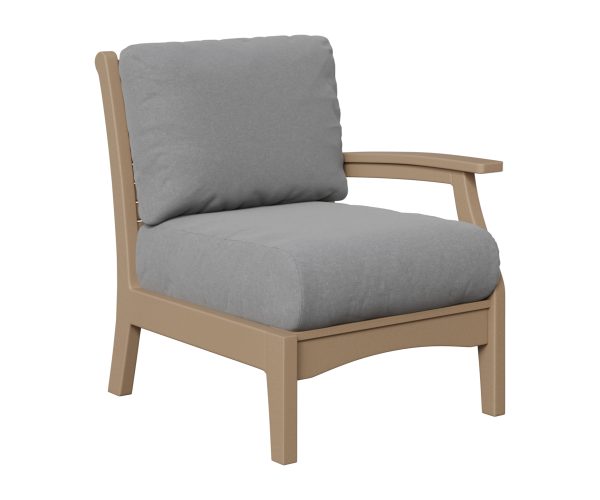 Classic Terrace Left Arm Sectional Club Chair