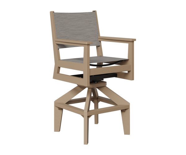 Mayhew Sling Swivel Bar Chair