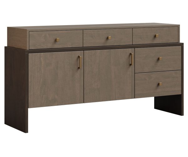 Dion Five Drawer Buffet with Two Doors