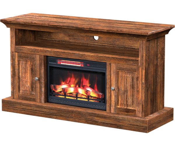 Hartford Media Console with Fireplace