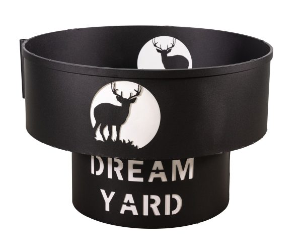 24" Fire Pit w/ Wildlife Laser