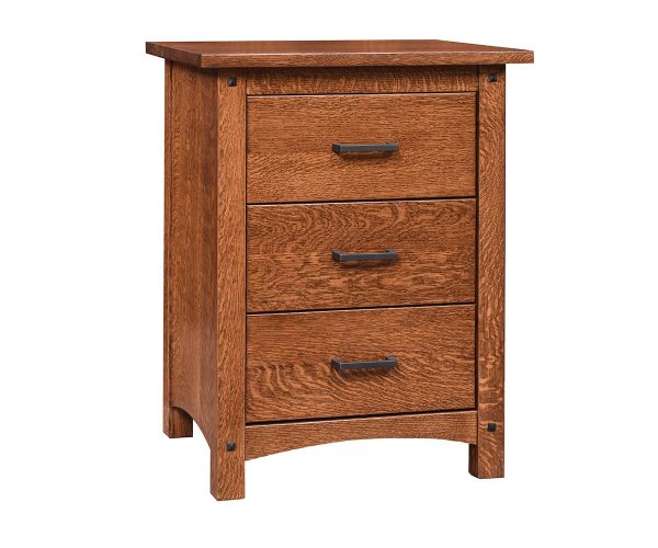 Emory Grand 3 Drawer Nightstand