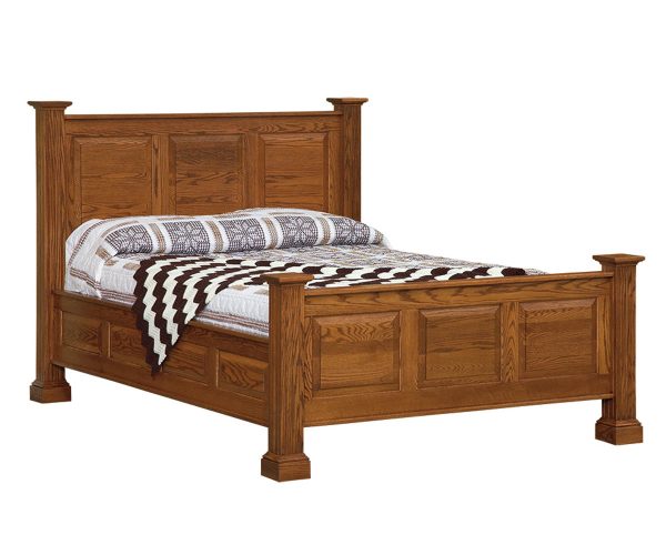 Royal Deluxe Raised Panel Bed