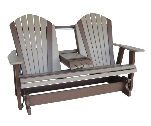5' Adirondack Settee Glider