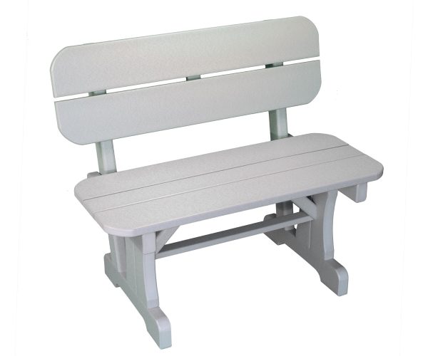 36" Bench With Back